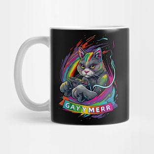 Cat LGBT Support Allies Mug